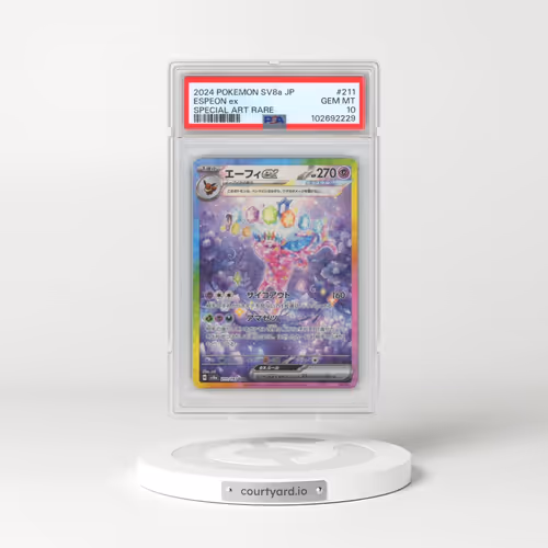 2024 Pokémon Sv8a-Terastal Fest EX #211 Espeon EX - Holo Special Art Rare (PSA 10 GEM MINT)