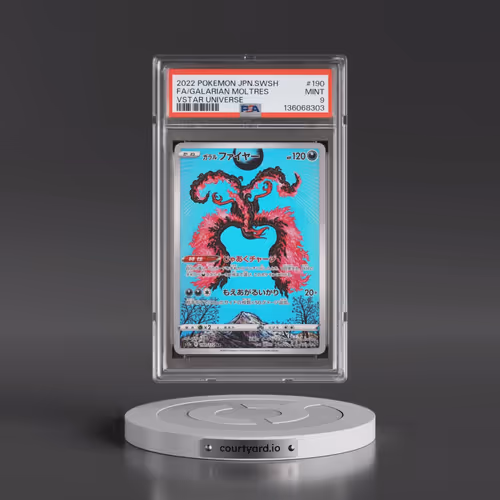 2022 Pokémon Sword & Shield Vstar Universe #190 Galarian Moltres - Full Art (PSA 9 MINT)