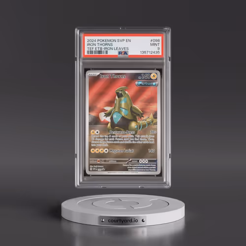 2024 Pokémon Svp EN-SV Black Star Promo #098 Iron Thorns - Temporal Forces Elite Trainer Box-Iron Le