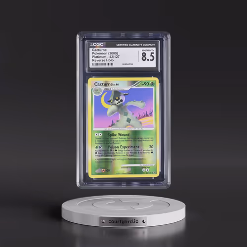 2009 Platinum #42/127 Cacturne - Reverse Holo (CGC 8.5 NM-MT+)