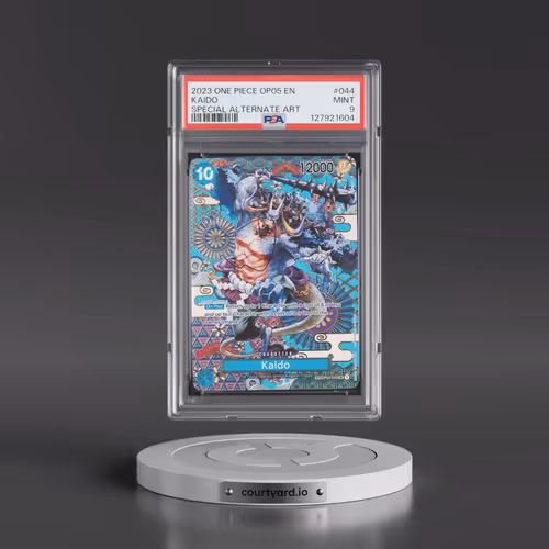 2023 One Piece OP05-Awakening of the New Era #044 Kaido - Special Alternate Art (PSA 9 MINT)