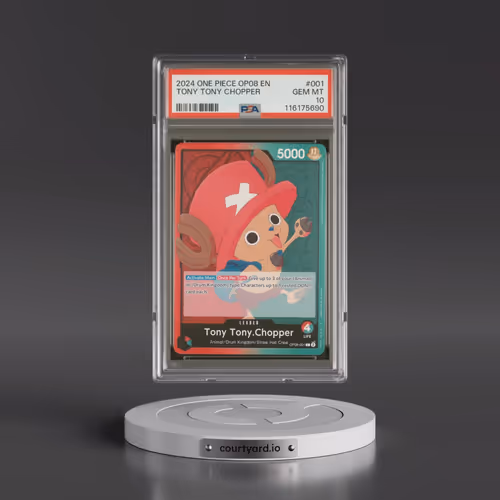 2024 One Piece OP08-Two Legends #001 Tony Tony Chopper (PSA 10 GEM MINT)