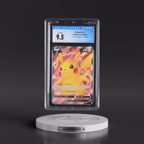 2020 Vivid Voltage #170/185 Pikachu V - Ultra Rare Holo (CGC 10 GEM MINT)