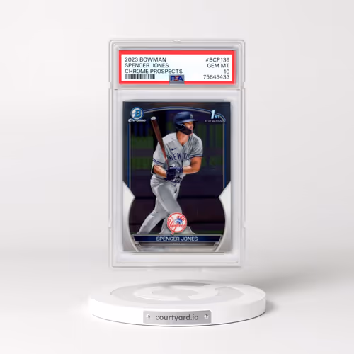 2023 Bowman Chrome Prospects #BCP139 Spencer Jones (PSA 10 GEM MINT)