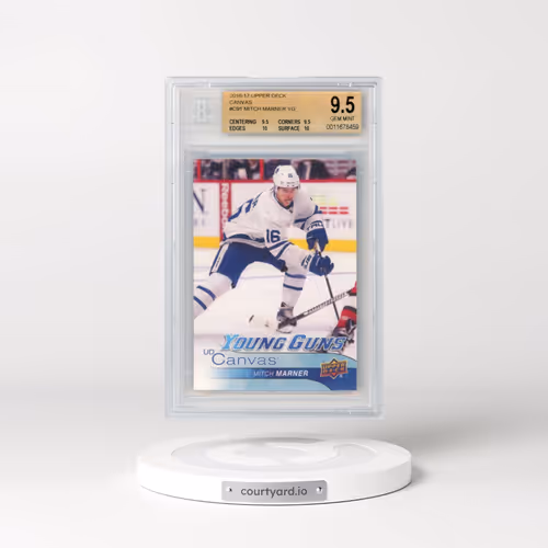2016 Upper Deck Canvas #C91 Mitch Marner YG (BGS 9.5 GEM MINT)