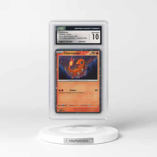 2023 Black Star Promos - Scarlet & Violet SVP EN #047 Charmander - Cosmos Holo (CGC 10 GEM MINT)