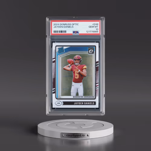 2024 Panini Donruss Optic #248 Jayden Daniels (PSA 10 GEM MINT)