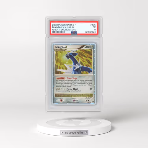 2008 Pokémon Diamond & Pearl Great Encounters #105 Dialga LV.X - Holo (PSA 5 EX)