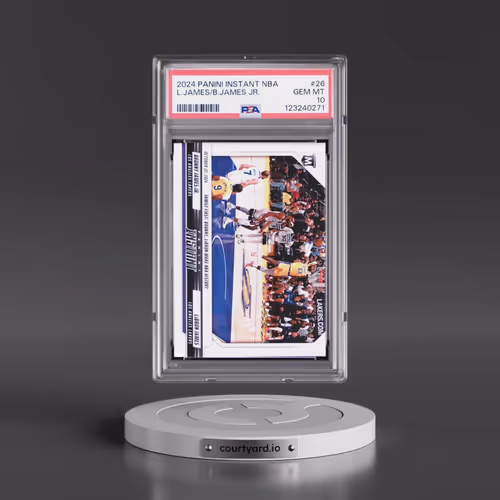 2024 Panini Instant NBA #26 Bronny James Jr./LeBron James (PSA 10 GEM MINT)