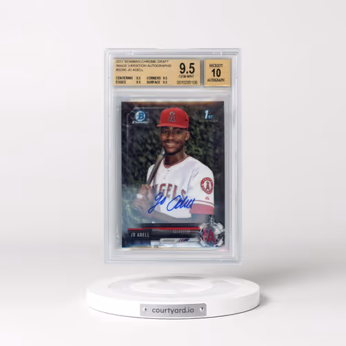 2017 Bowman Chrome Draft Image Variation Autographs #BD95 Jo Adell (BGS 9.5 GEM MINT)