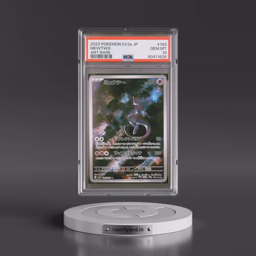 2023 Pokémon Sv2a-Pokemon 151 #183 Mewtwo - Art Rare (PSA 10 GEM MINT)