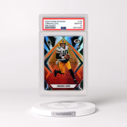 2020 Panini Phoenix #104 Jordan Love - Fire Burst (PSA 10 GEM MINT)