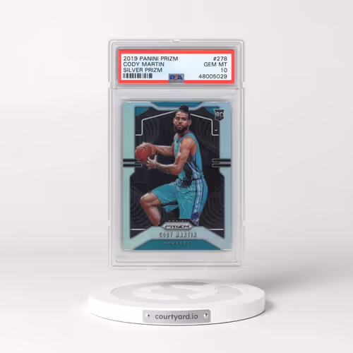 2019 Panini Prizm #278 Cody Martin - Silver Prizm (PSA 10 GEM MINT)