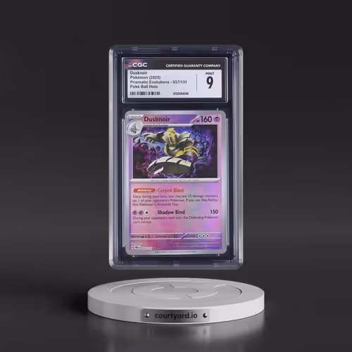 2024 Prismatic Evolutions - PRE EN #037/131 Dusknoir - Poké Ball Holo (CGC 9 MINT)