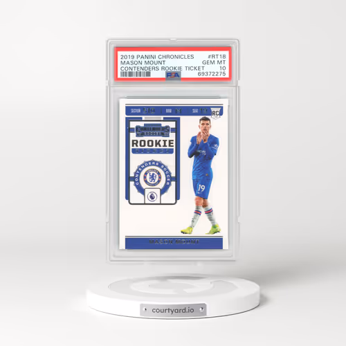 2019 Panini Chronicles Contenders Rookie Ticket #RT18 Mason Mount (PSA 10 GEM MINT)