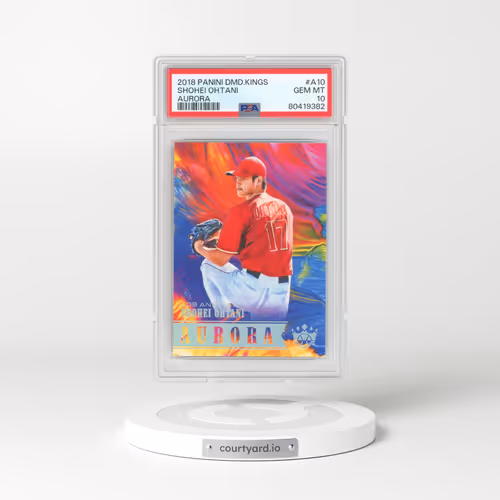 2018 Panini Diamond Kings Aurora #A10 Shohei Ohtani (PSA 10 GEM MINT)