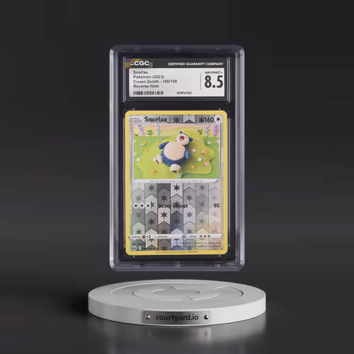 2023 Crown Zenith #109/159 Snorlax - Reverse Holo (CGC 8.5 NM-MT+)