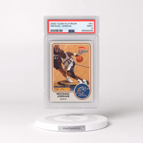 2002 Fleer Platinum #91 Michael Jordan (PSA 9 MINT)