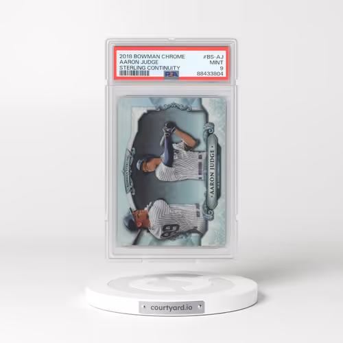 2018 Bowman Chrome Bowman Sterling Continuity #BS-AJ Aaron Judge (PSA 9 MINT)