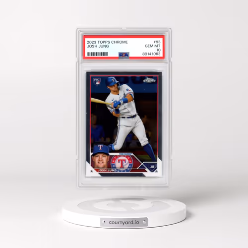 2023 Topps Chrome #93 Josh Jung (PSA 10 GEM MINT)