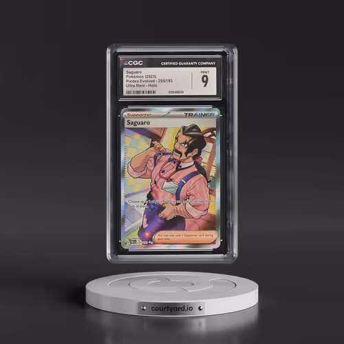 2023 Paldea Evolved - PAL EN #255/193 Saguaro - Ultra Rare Holo (CGC 9 MINT)