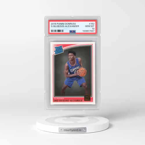 2018 Panini Donruss #162 Shai Gilgeous-Alexander (PSA 10 GEM MINT)