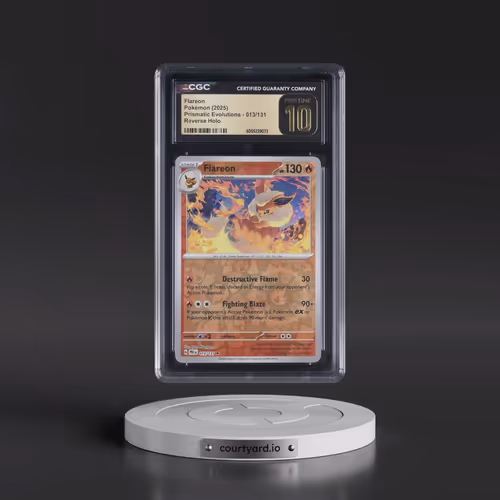 2024 Prismatic Evolutions - PRE EN #013/131 Flareon - Reverse Holo (CGC 10 PRISTINE)