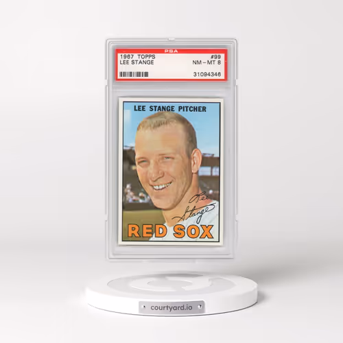 1967 Topps #99 Lee Stange (PSA 8 NM-MT)