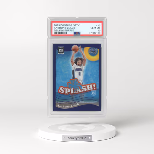 2023 Panini Donruss Optic Splash #13 Anthony Black - Purple (PSA 10 GEM MINT)