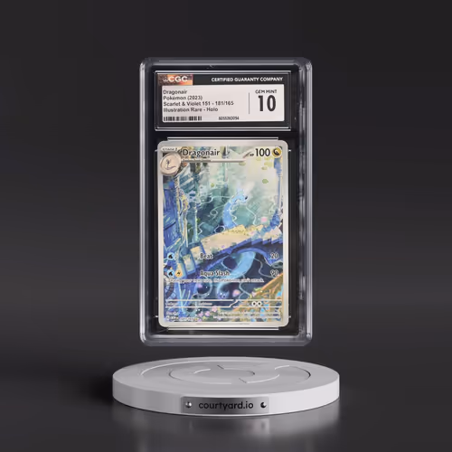 2023 Scarlet & Violet 151 - MEW EN #181/165 Dragonair - Illustration Rare Holo (CGC 10 GEM MINT)