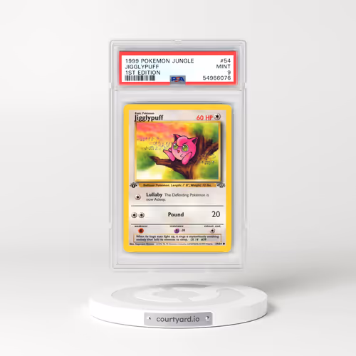 1999 Pokémon Jungle #54 Jigglypuff - 1st Edition (PSA 9 MINT)