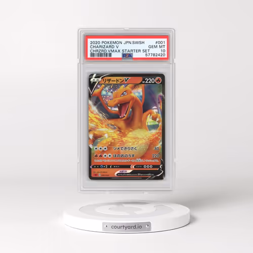 2020 Pokémon Sword & Shield Charizard Vmax Starter Set #001 Charizard V - Holo (PSA 10 GEM MINT)