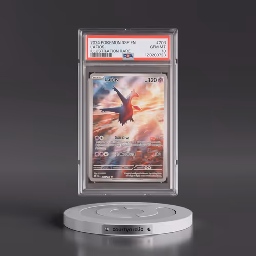 2024 Pokémon Ssp EN-Surging Sparks #203 Latios - Illustration Rare (PSA 10 GEM MINT)