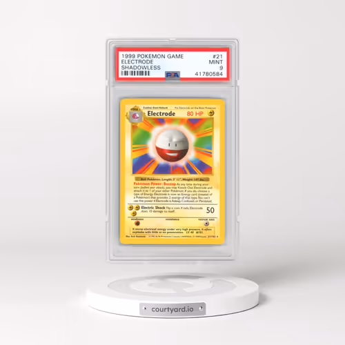 1999 Pokémon Game #21 Electrode - Shadowless (PSA 9 MINT)