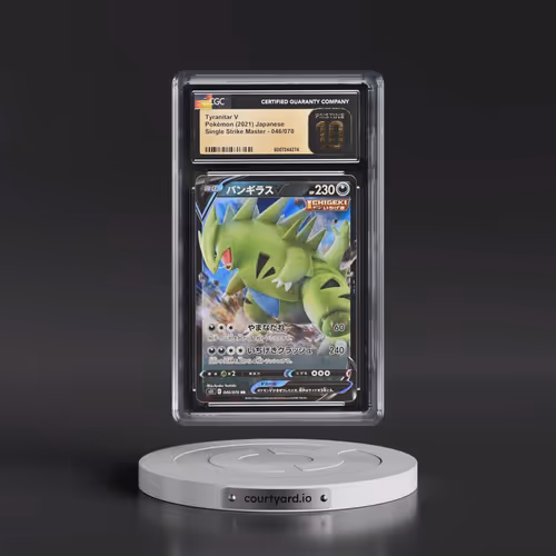 2021 Single Strike Master #046/070 Tyranitar V - Holo (CGC 10 PRISTINE)