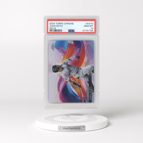 2024 Topps Chrome Helix #HX10 Juan Soto (PSA 10 GEM MINT)