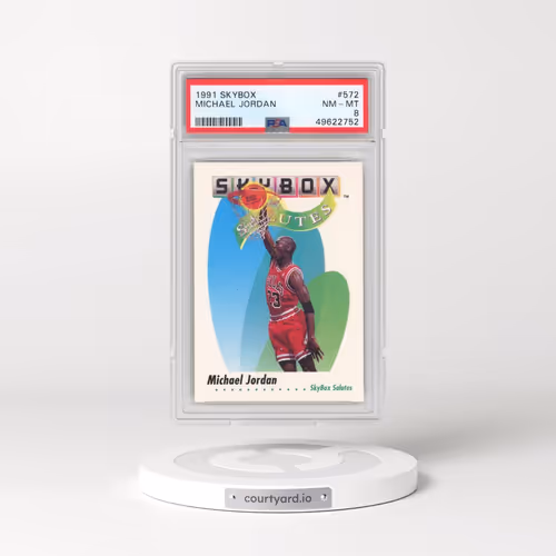 1991 Skybox #572 Michael Jordan (PSA 8 NM-MT)