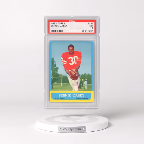 1963 Topps #137 Bernie Casey (PSA 7 NM)