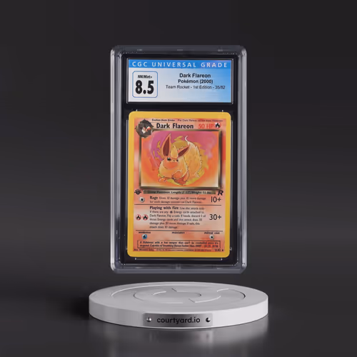 2000 Team Rocket #35/82 Dark Flareon - 1st Edition 1st Edition (CGC 8.5 NM-MT+)