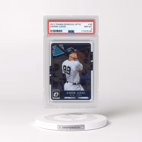 2017 Panini Donruss Optic #38 Aaron Judge (PSA 8 NM-MT)