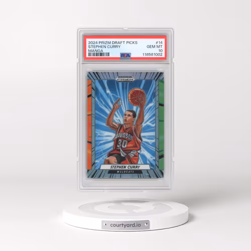2024 Panini Prizm Draft Picks Manga #14 Stephen Curry (PSA 10 GEM MINT)