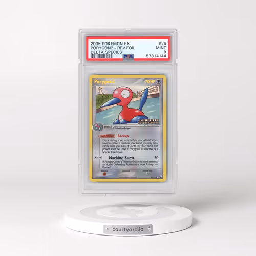 2005 Pokémon EX Delta Species #25 PORYGON2 - Reverse Foil (PSA 9 MINT)