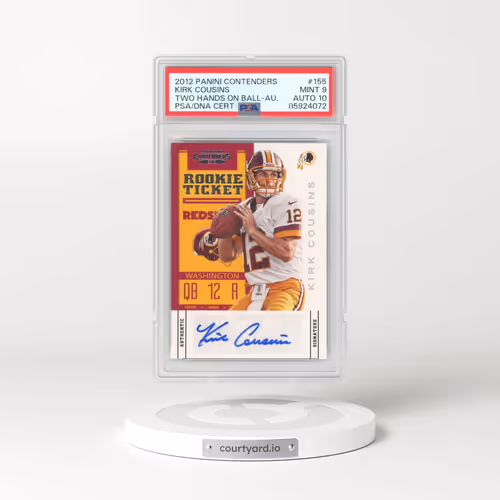 2012 Panini Contenders #155 Kirk Cousins - Autograph (PSA 9 MINT)