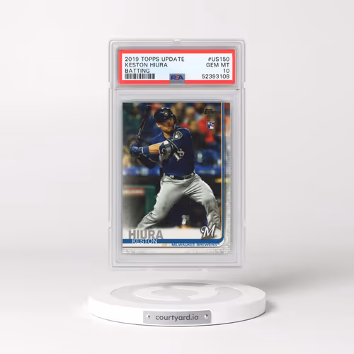 2019 Topps Update #US150 Keston Hiura - Batting (PSA 10 GEM MINT)