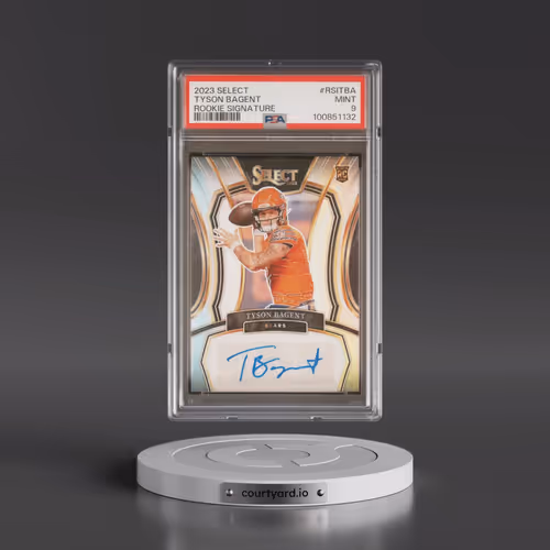 2023 Panini Select Rookie Signatures #RSITBA Tyson Bagent (PSA 9 MINT)