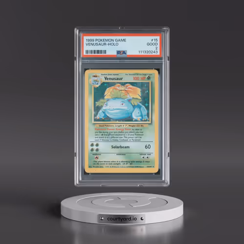 1999 Pokémon Game #15 Venusaur - Holo (PSA 2 GOOD)