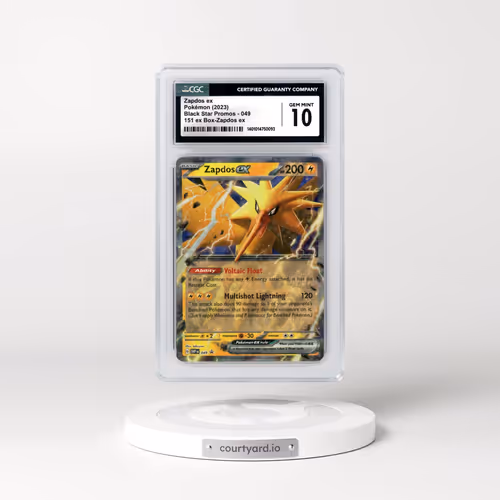2023 Black Star Promos - Scarlet & Violet SVP EN #049 Zapdos ex - 151 ex Box-Zapdos ex Holo (CGC 10