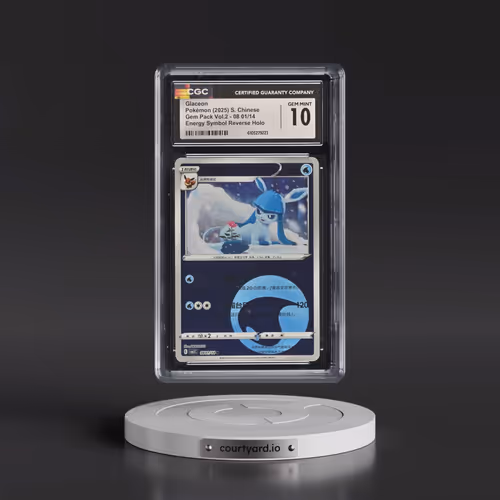 2025 Gem Pack Volume 2 - CBB2C - Simplified #08 01/14 Glaceon - Reverse Holo Energy Symbol (CGC 10 G