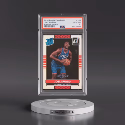2014 Panini Donruss #203 Joel Embiid - Artist Proof (PSA 10 GEM MINT)