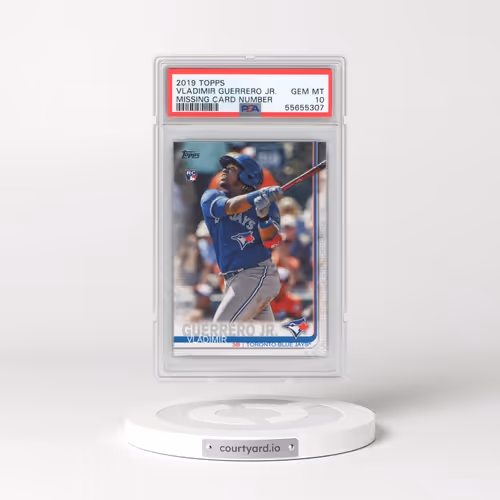2019 Topps Vladimir Guerrero Jr. - Missing Card Number (PSA 10 GEM MINT)